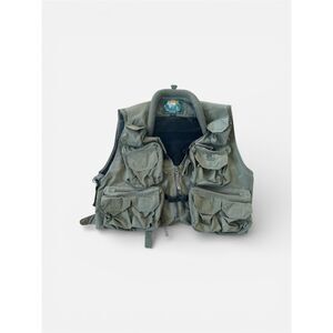 Hodgeman fishing utility tackle vest size large ventilated 22 pockets outdoors